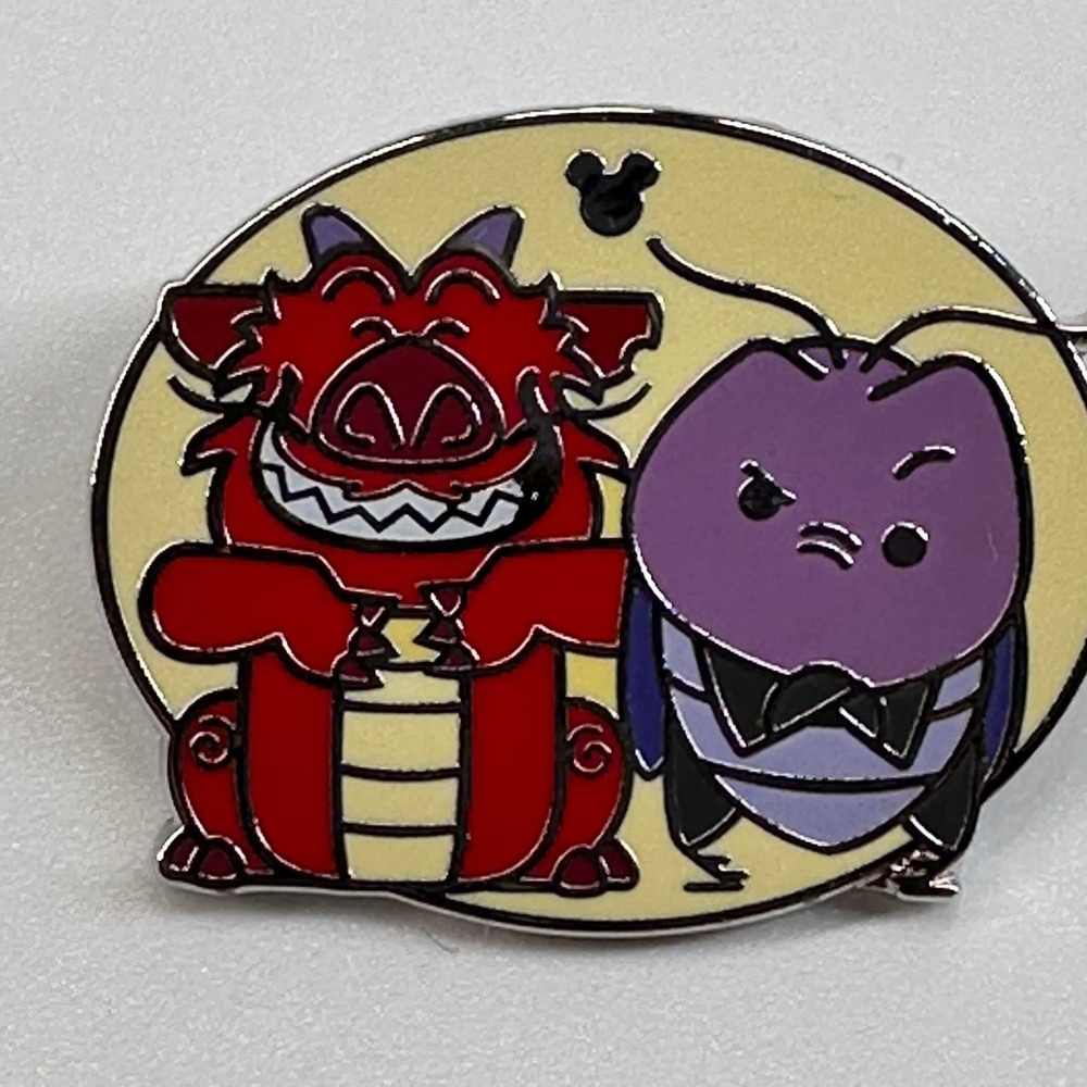 Disney Hidden Mickey Pin Mushu Cri-Kee Mulan DISNEY DUOS 2019 PP166007 WAVE A - Picture 1 of 5